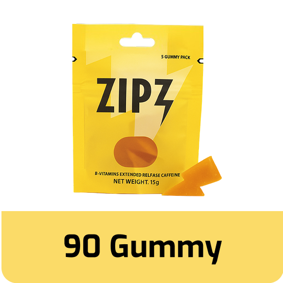 ZIPZ GUMMIES — INSTANT & SUSTAINED ENERGY