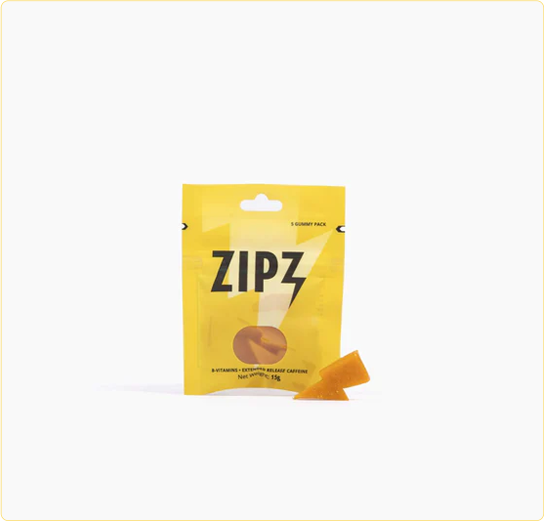 ZIPZ GUMMIES — INSTANT & SUSTAINED ENERGY