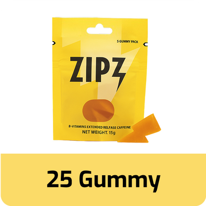 ZIPZ GUMMIES — INSTANT & SUSTAINED ENERGY