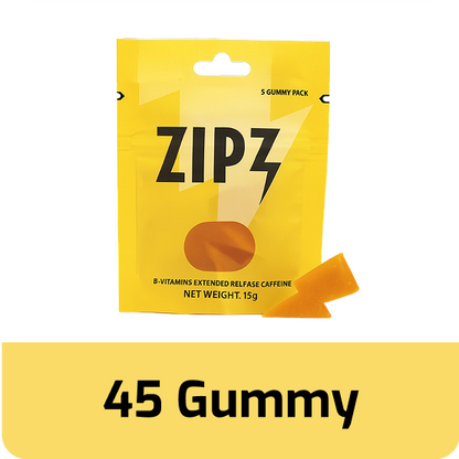 ZIPZ GUMMIES — INSTANT & SUSTAINED ENERGY