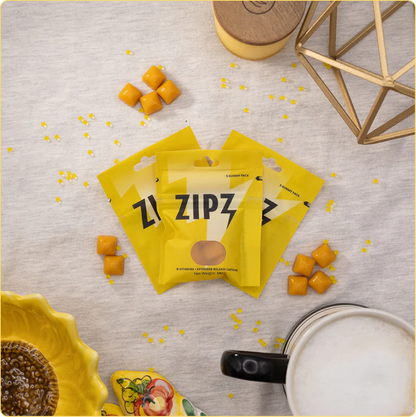 ZIPZ GUMMIES — INSTANT & SUSTAINED ENERGY